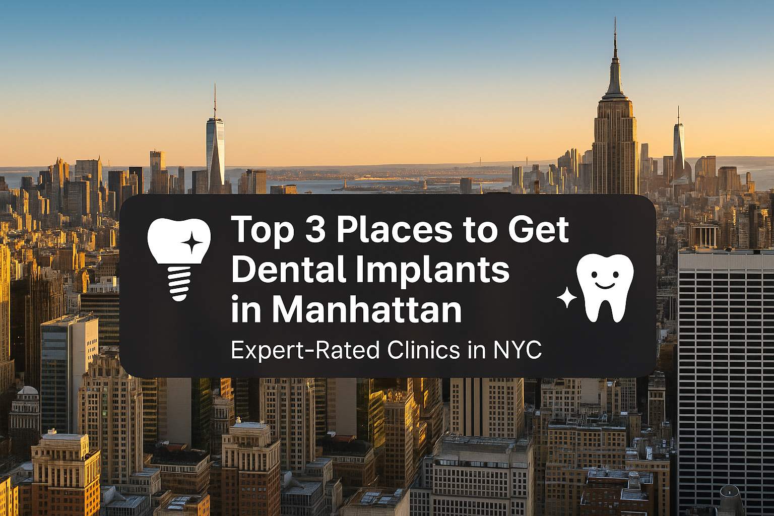 Top 3 Clinics for Dental Implants in Manhattan (2025)