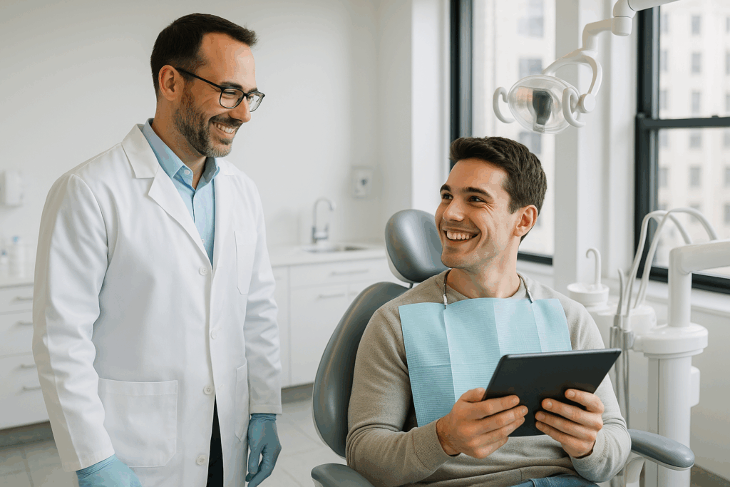 Warm dental consultation