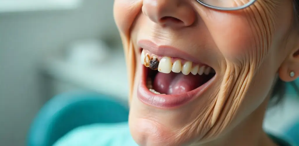 Tooth decay after 60