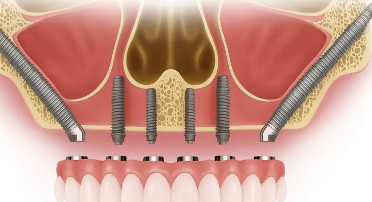Zygomatic dental implants