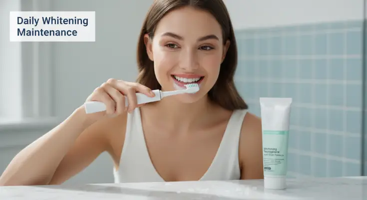 Daily whitening maintenance