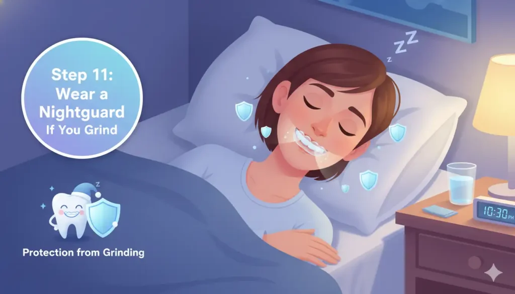 Wear a nightguard if you grind