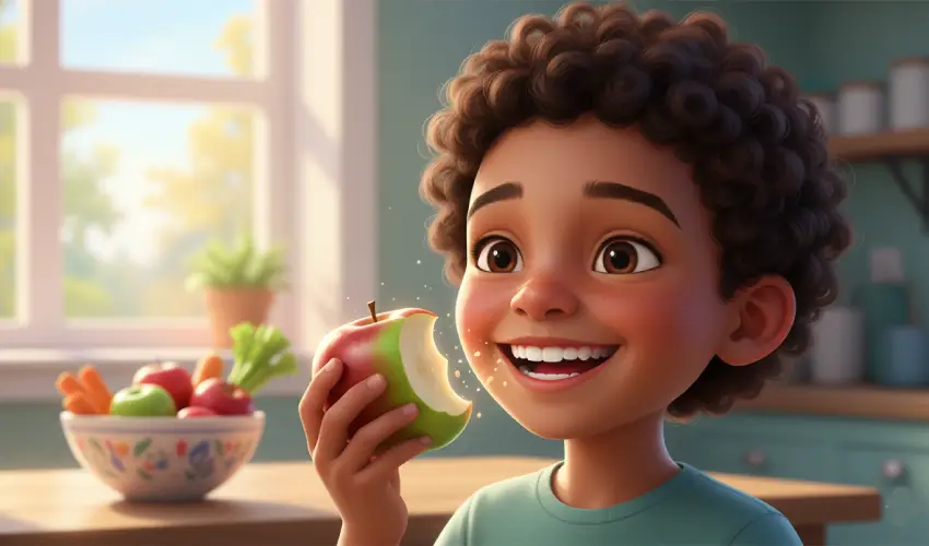 Does an apple clean your teeth