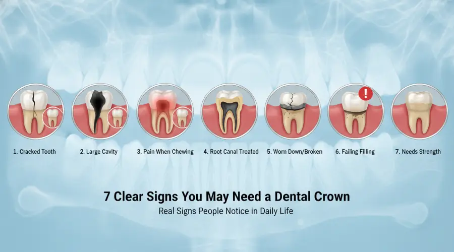 Signs you may need a dental crown