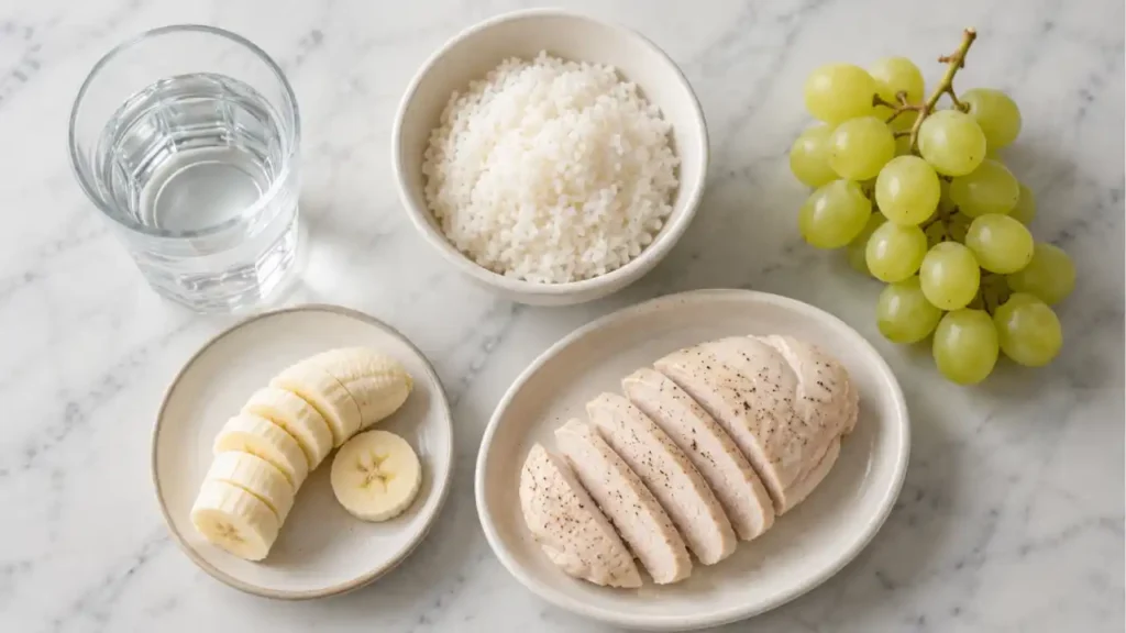White diet foods recommended after teeth whitening treatment to maintain results