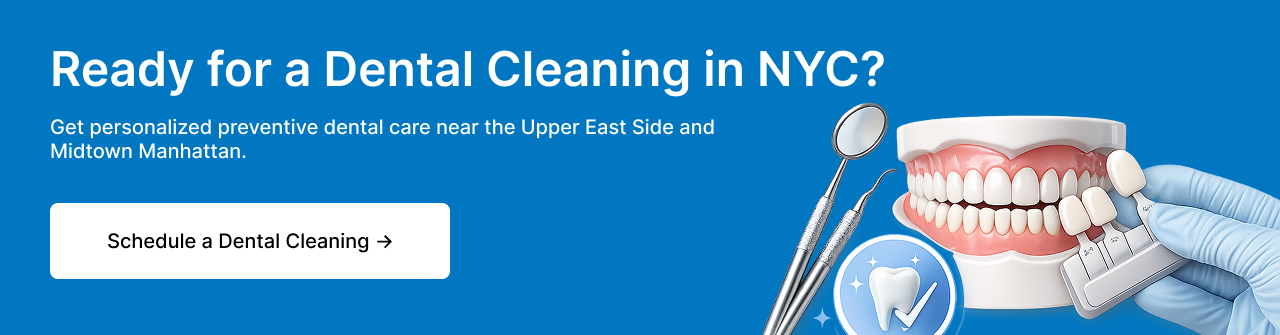 Dental cleaning banner