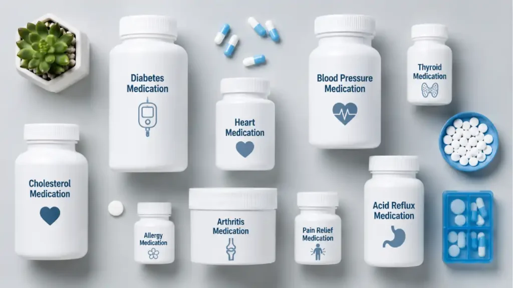 Prescription medications linked to dry mouth causes in adults over 50