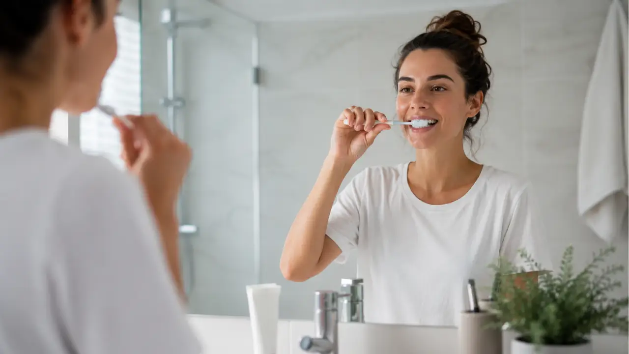 Dental crown aftercare brushing teeth routine