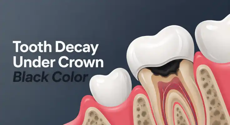 Tooth Decay Under Crown Black Color: Causes, Fixes & NYC Costs